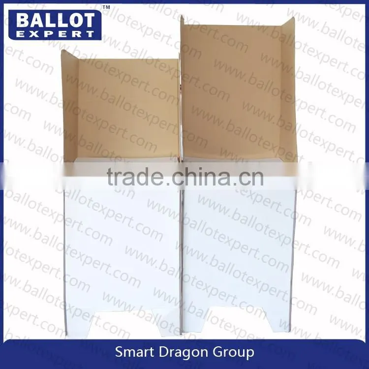 Foldable Corrugated Ballot Booth For Election