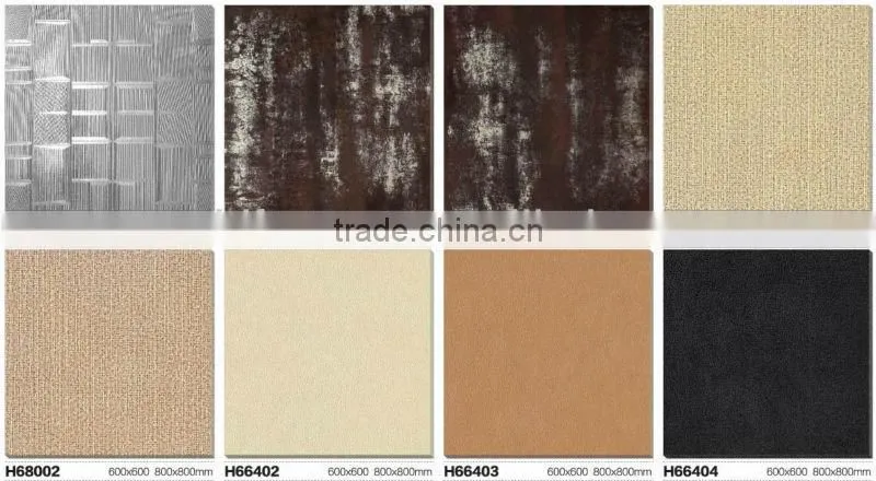 Foshan stock rustic design porcelain bathroom tile 6x6,8x8
