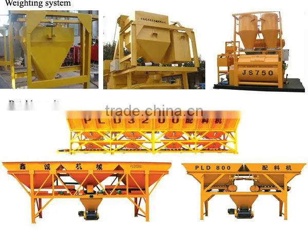 HZS25 concrete mixing plant/batching plant