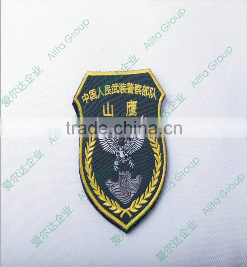 Wholesale price custom iron on beaded sequin applique patch