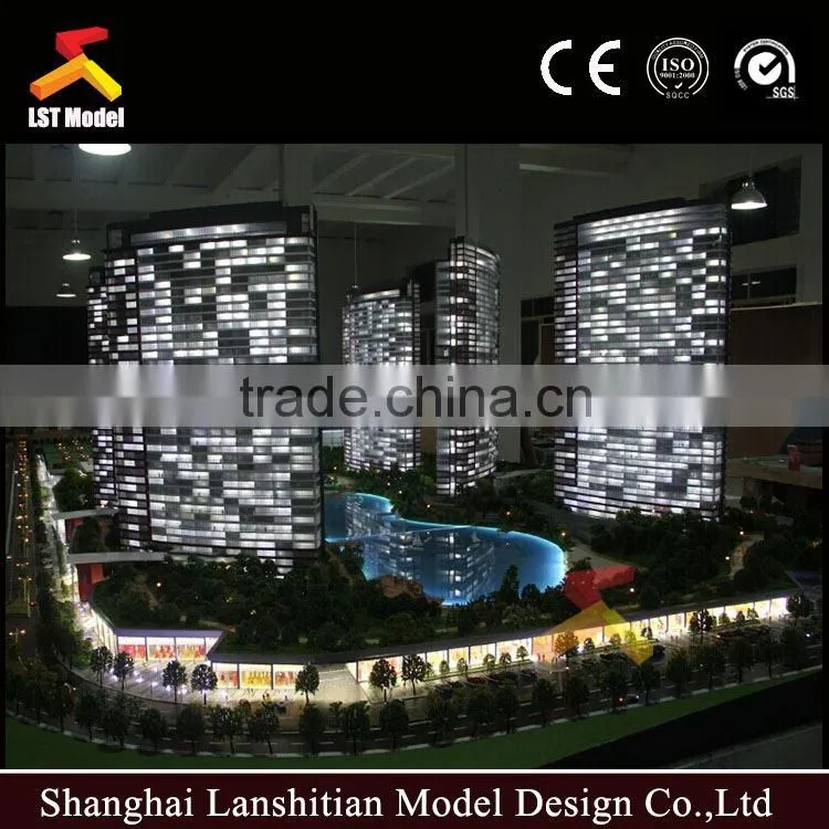 Architectural Scale Model Making,Church and Hall Model Made by ABS Plastic