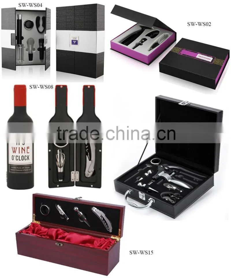 Newest design corkscrew gift set with factory price