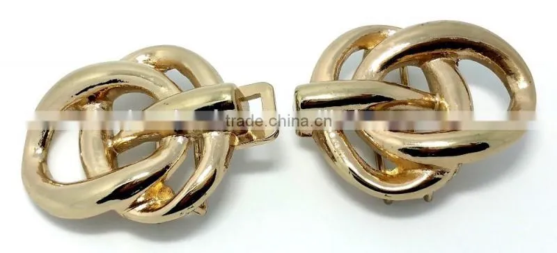 Metal colored gunmetal fashion d ring belt buckle