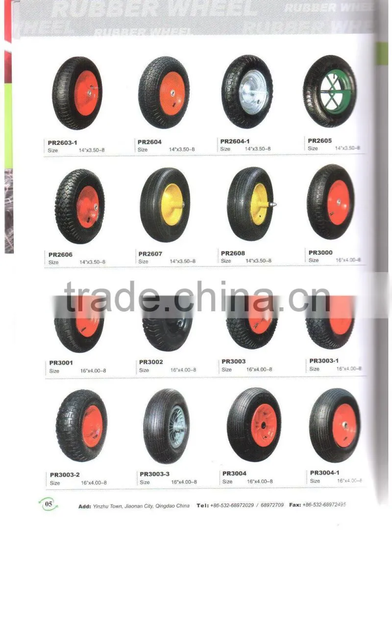 High Quality manufacturer metal rims 6"
