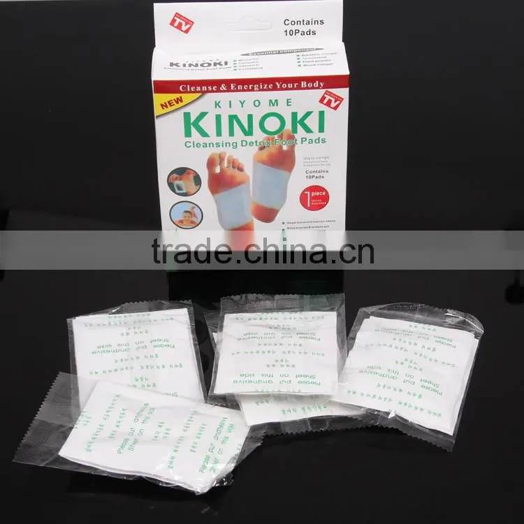 KIYOME KINPKI detox foot pads Ginger salt constipation treatment detox foot patch