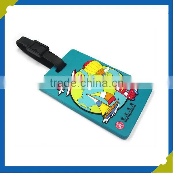 High quality luggage tag travel rubber luggage tag Rubber tag for luggage/case/backpacks
