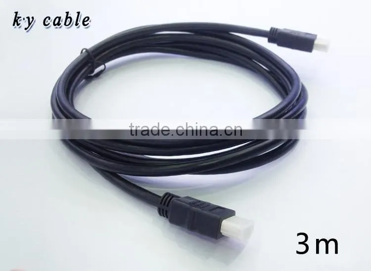 Factory high speed 1.4 bulk hdmi cabel with HD 1080p 3D supported 1.5m/3m/5m/10m/15m/20m