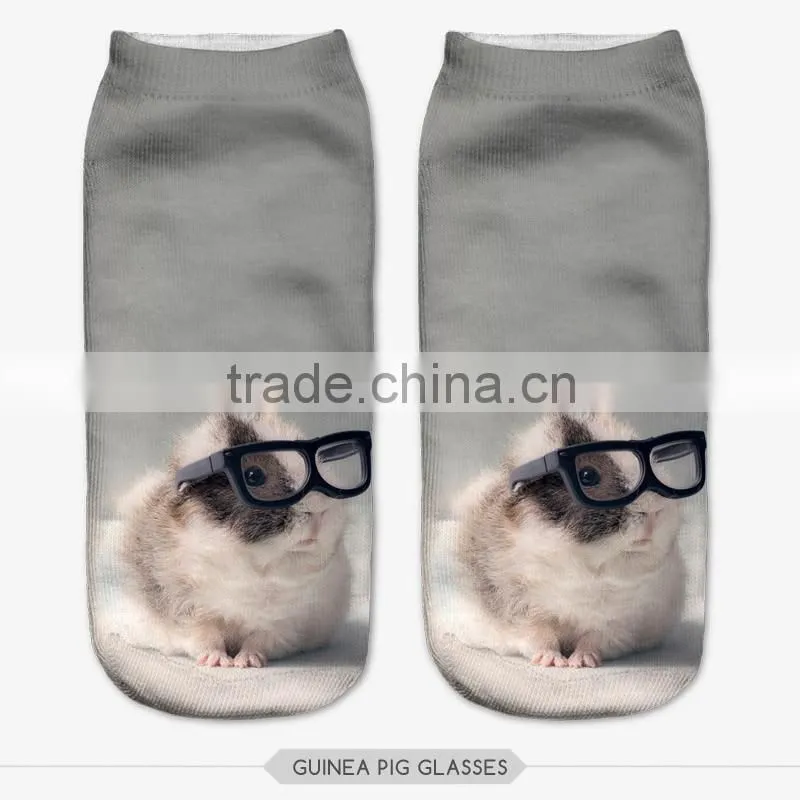 red hot ankle socks soenjoy cock high quality 3d full print colorful ankle socks sports unisex custom hot sale stretch spandex