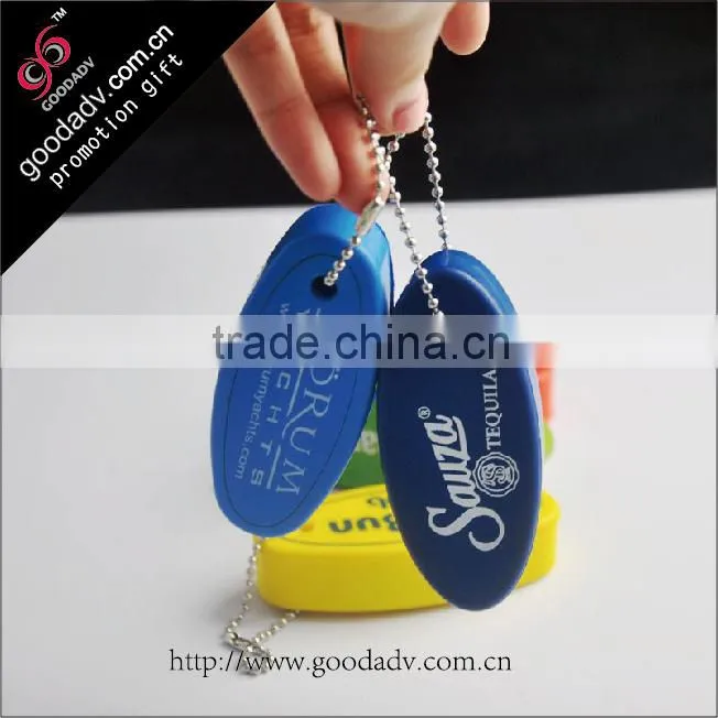 Wholesale custom new eco-friendly cheap floating key rings