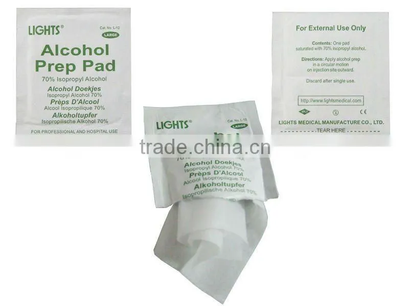 Alcohol prep pad L 12