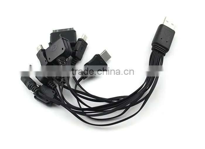 10 in 1 usb data cable for many phone, usb charging cable, usb cable for iphone