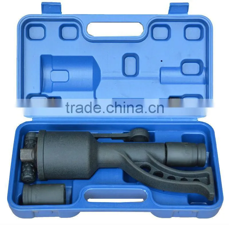 Truck tire impact wrench labor saving wrench