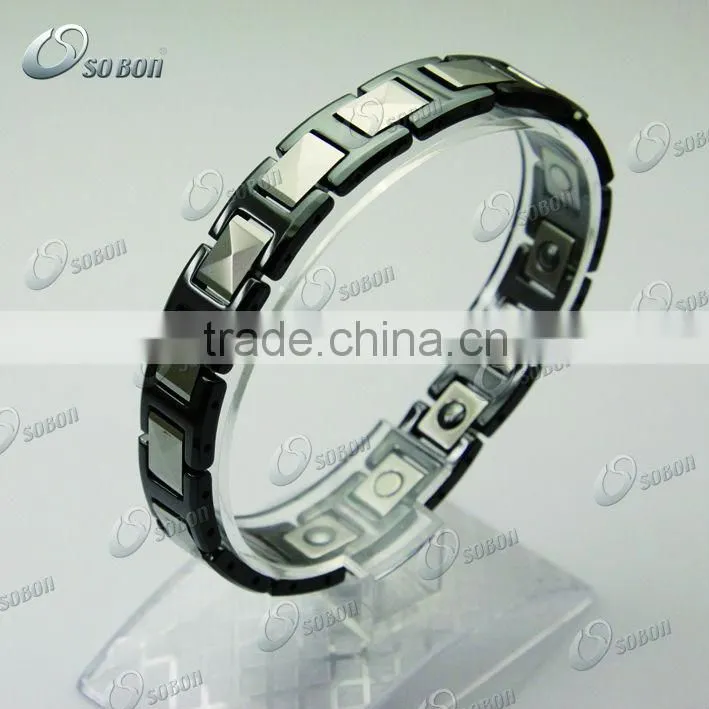 New design healthy titanium germanium magnatic ceramic bracelet