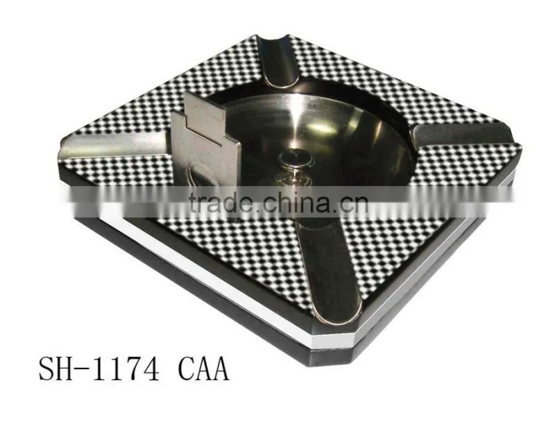 Carbon Fiber Square Cigar Ashtray