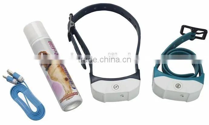 Rechargeable Mist-spray Anti bark dog control collar