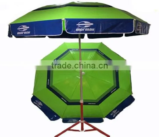 Hot Sale Advertising PVC Fabric Beach Umbrella