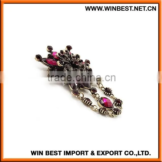 China wholesale bowknot brooch, brooches in bulk,rhinestone brooches