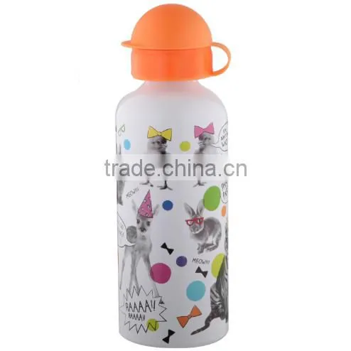 Wholesale small mouse promotional kids drink bottle with nozzle lid
