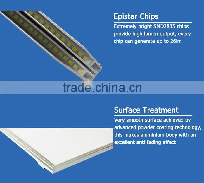 600*600mm LED panel light, 36W high lumen 2835 SMD ceiling panel lamp