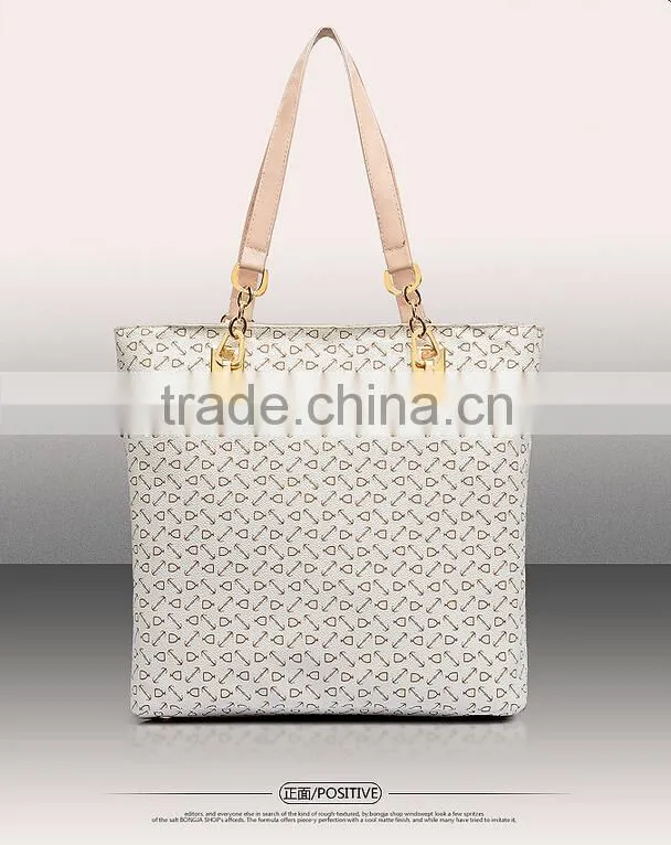 wholesale handbag china High quality trendy branded lady printing handbag bag in bag