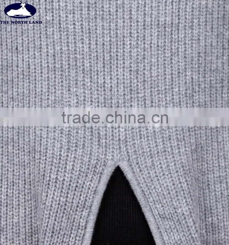 Ladies' Turtle Neck Waistcoat with Leather Pockets WSW15092130L