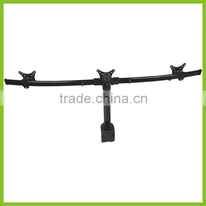 CURVE-T Desktop LCD Mount for Triple Monitors