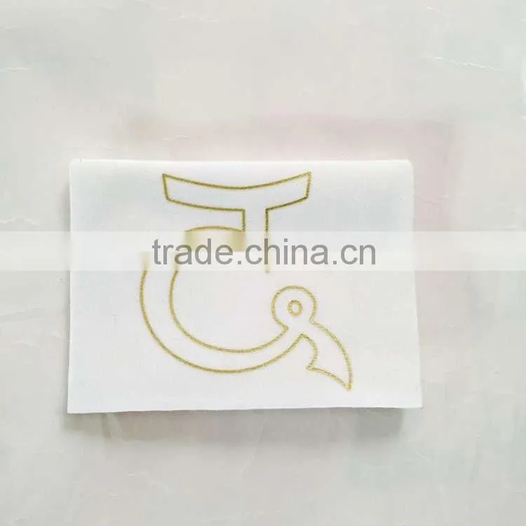 Logo golden printed black High quality custom velvet bag/custom logo jewelry bags