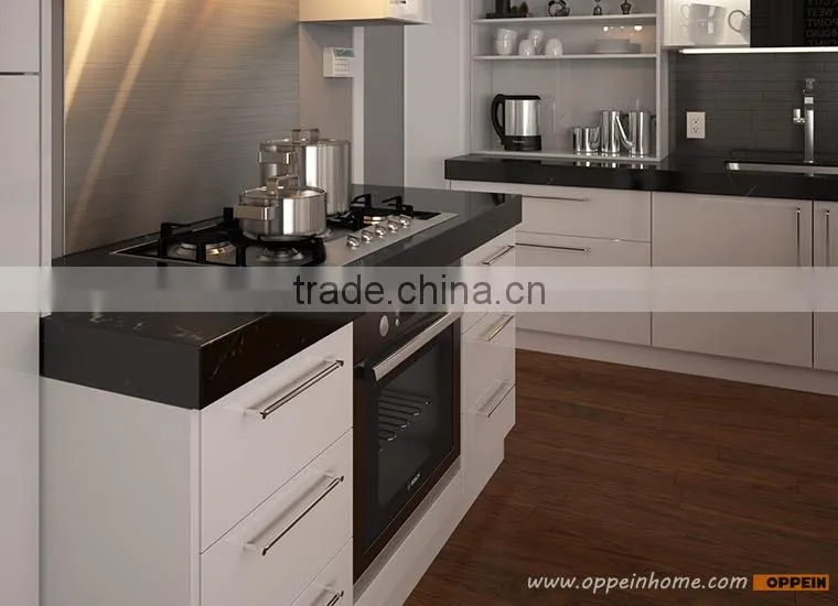 European Style Prefab Lacquer High Gloss Kitchen Cabinets