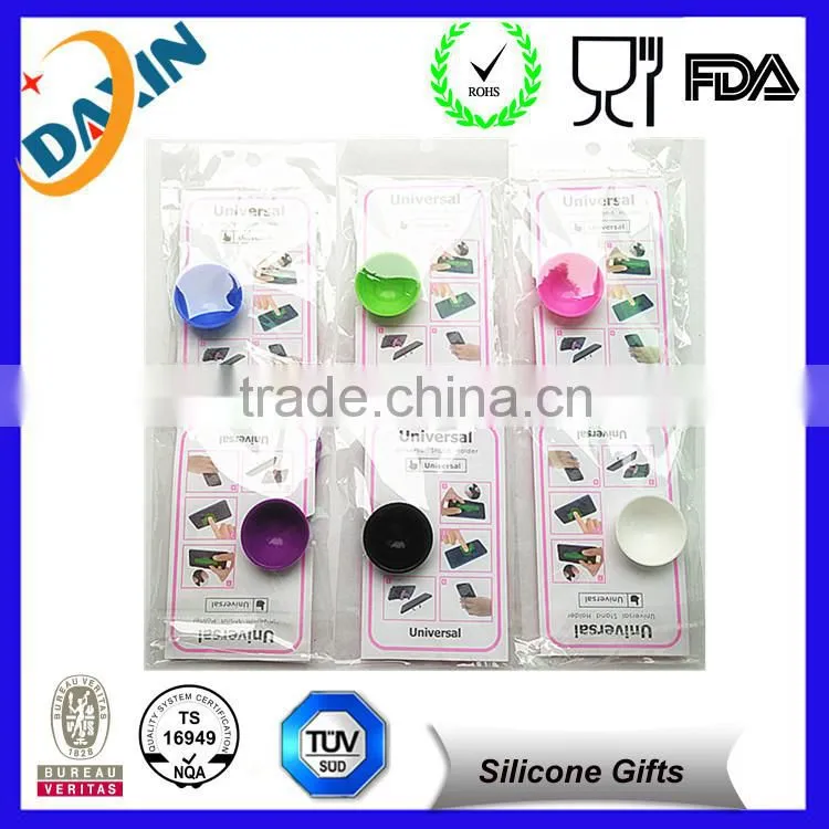 New design colorful various silicone plastic silicone mobile phone stand