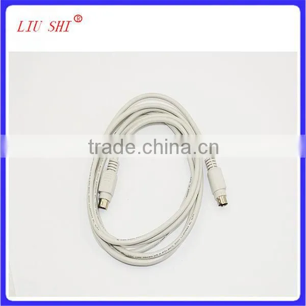 custom mini din plug connector cable , medical equipment cable