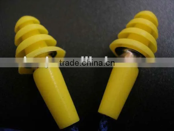2016 TPR silicone ear plugs soundproof noise cancel ear plug(SNR 29)