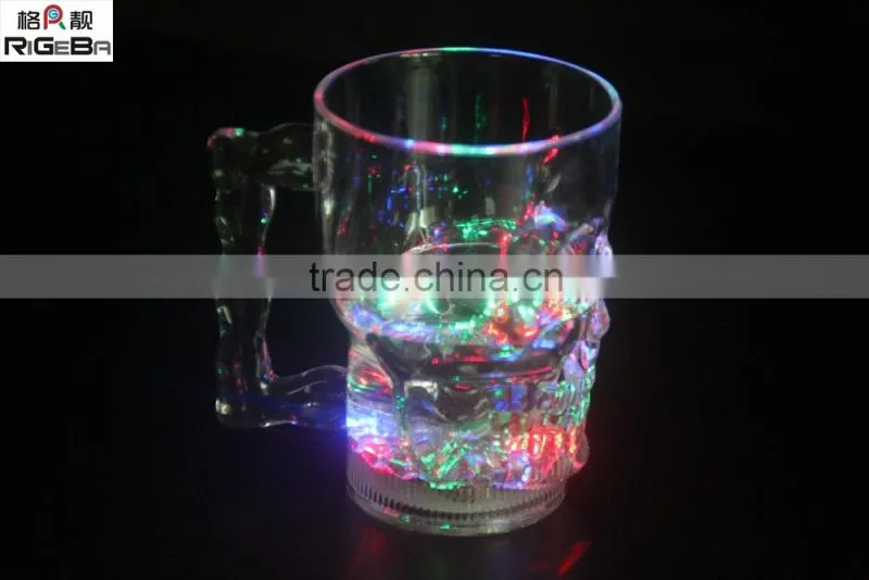 led flashing drink cups Plastic Type and Eco-Friendly Feature led flashing drink cups