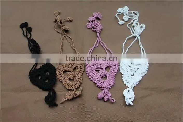 Crochet Barefoot Sandals Beach Wedding Yoga Shoes Foot Jewelry White