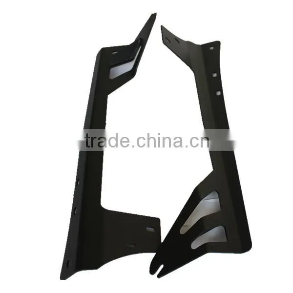 For Jeep JK Window Light Bar Bracket and Windshield Guard (steel brackets)
