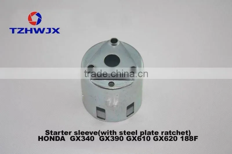Recoil starter assembly for gasoline generator spare parts GX340 GX390 GX610 GX620 188F (With steel plate ratchet)
