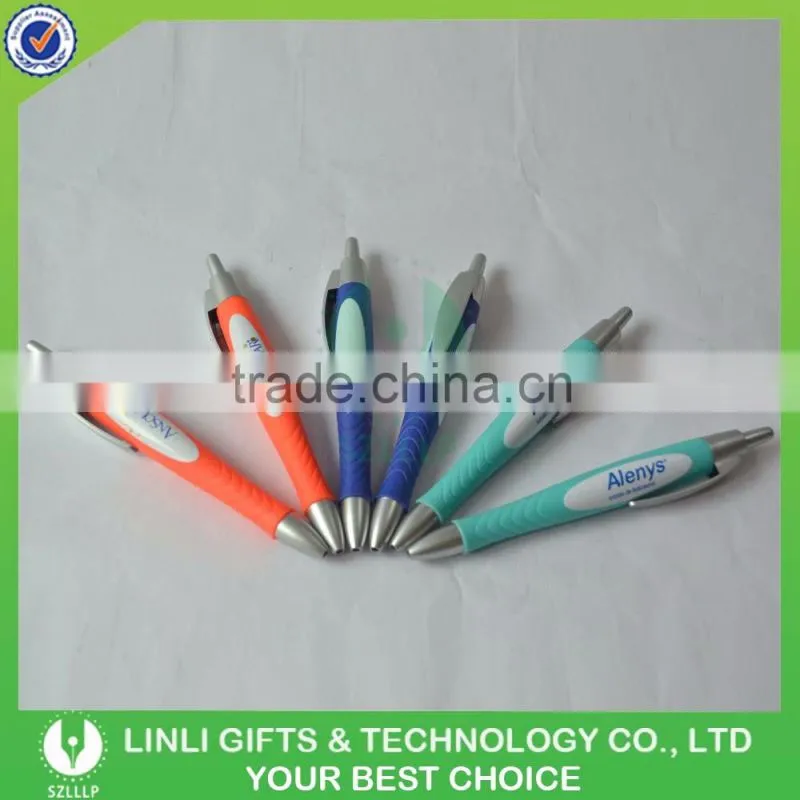 2016 Most Popular Rubber Coated Plastic Pens Manufacturer