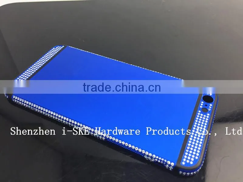 customized color housing side diamond for iphone 6s housing
