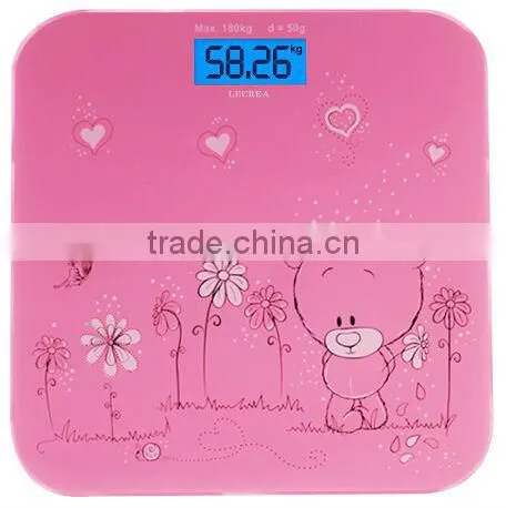 BS-L368 Larger LCD screen digital personal scale
