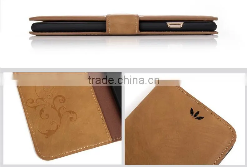 Best Selling Retro Design Mobile Phone Case Detachable Magnet Leather Case For iPhone 6