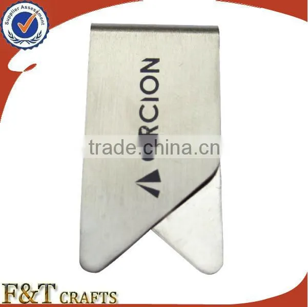 Promotional cheap custom shape stainless steel metal paper clip