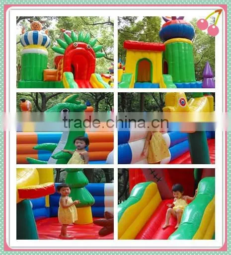2016 Commercial kids inflatable trampoline Children Funny Park