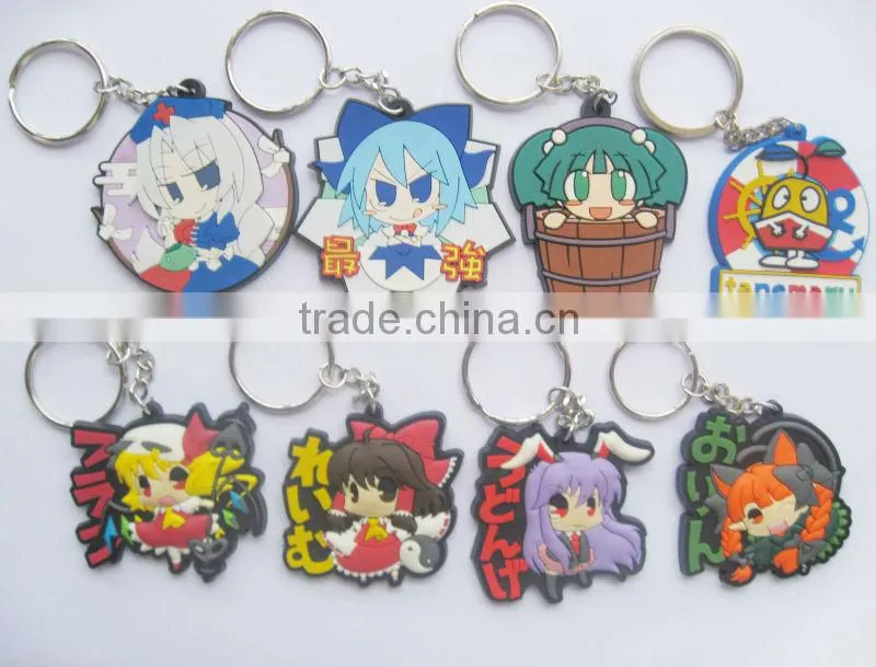 rubber keychain