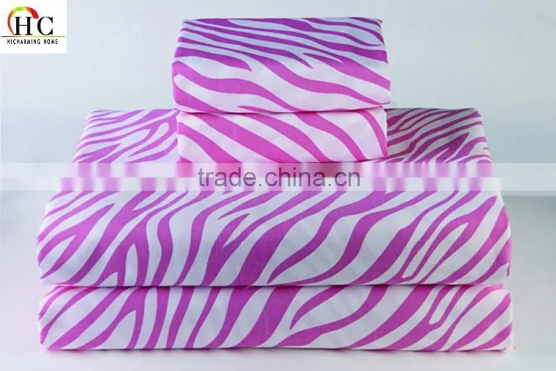 home sense bedding printed bed sheet set