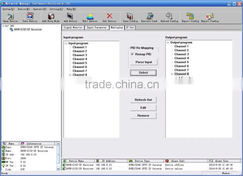 SC-2135 IPTV FTA Free to Air Internet Receiver/DVB-S/DVB-S2/QPSK/8PSK