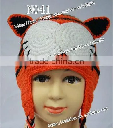 crochet hats tiger hat with cat ears tiger crochet beanie