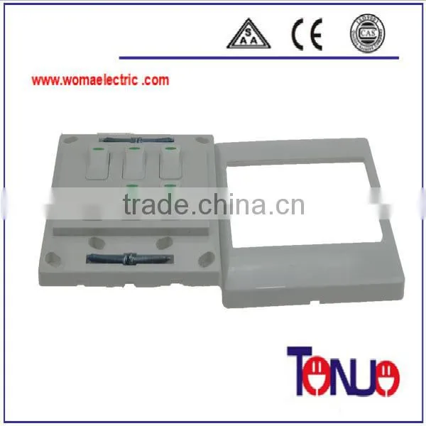 South African 6 gang 1 way lighting switch