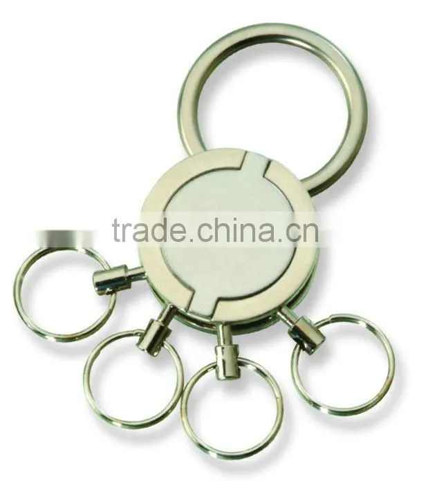 promotional metal zinc alloy led key chain custom light keyring metal flashlight keychain