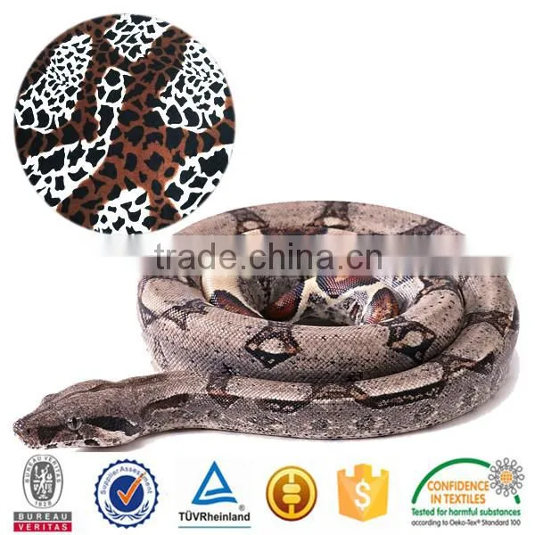 3000MTS MOQ 30% off Cow Faux Fur Velboa Fabric