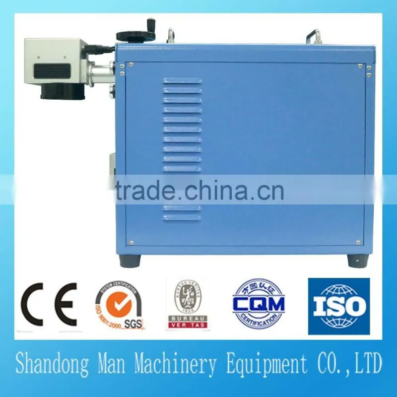 10w 20w mini marking on the metal portable mini fiber laser marking machine