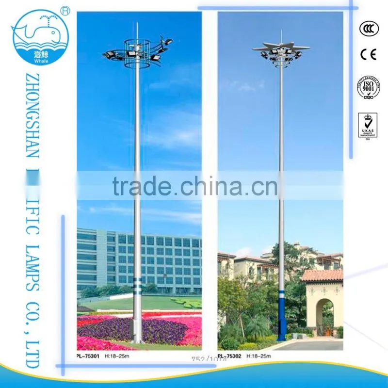IP65 220V 2000W high pole light led street light Q235 hot-dip galvanized then powder coating from factory